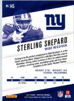 2017 Panini Prestige Sterling Shepard #145