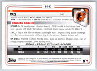 2020 Bowman DL Hall #BD-82
