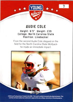 2012 Leaf Young Stars Audie Cole #7