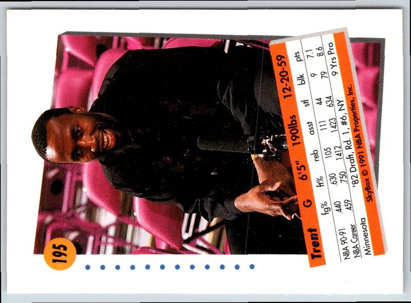 1991 SkyBox Trent Tucker