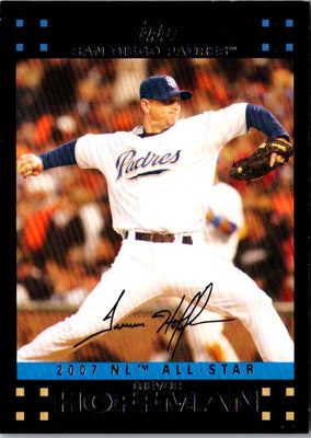 2007 Topps Updates & Highlights Red Back Trevor Hoffman #UH241