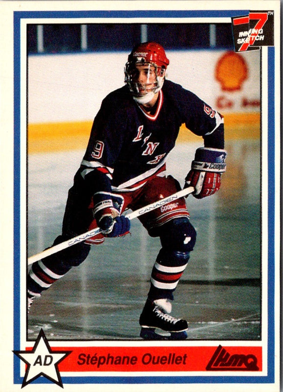 1990 7th Inning Sketch QMJHL Stephane Ouellet #125