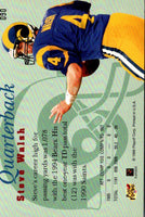 1996 Playoff Prime Steve Walsh #90