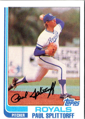1982 Topps Paul Splittorff #759