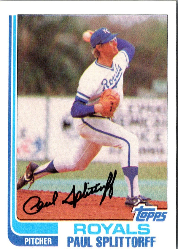 1982 Topps Paul Splittorff #759