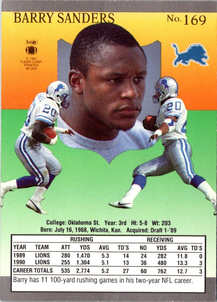 1991 Ultra Barry Sanders