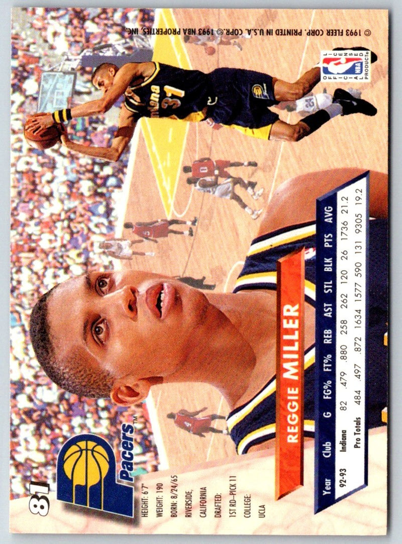 1993 Ultra Reggie Miller