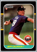 1986 Donruss Jeff Calhoun