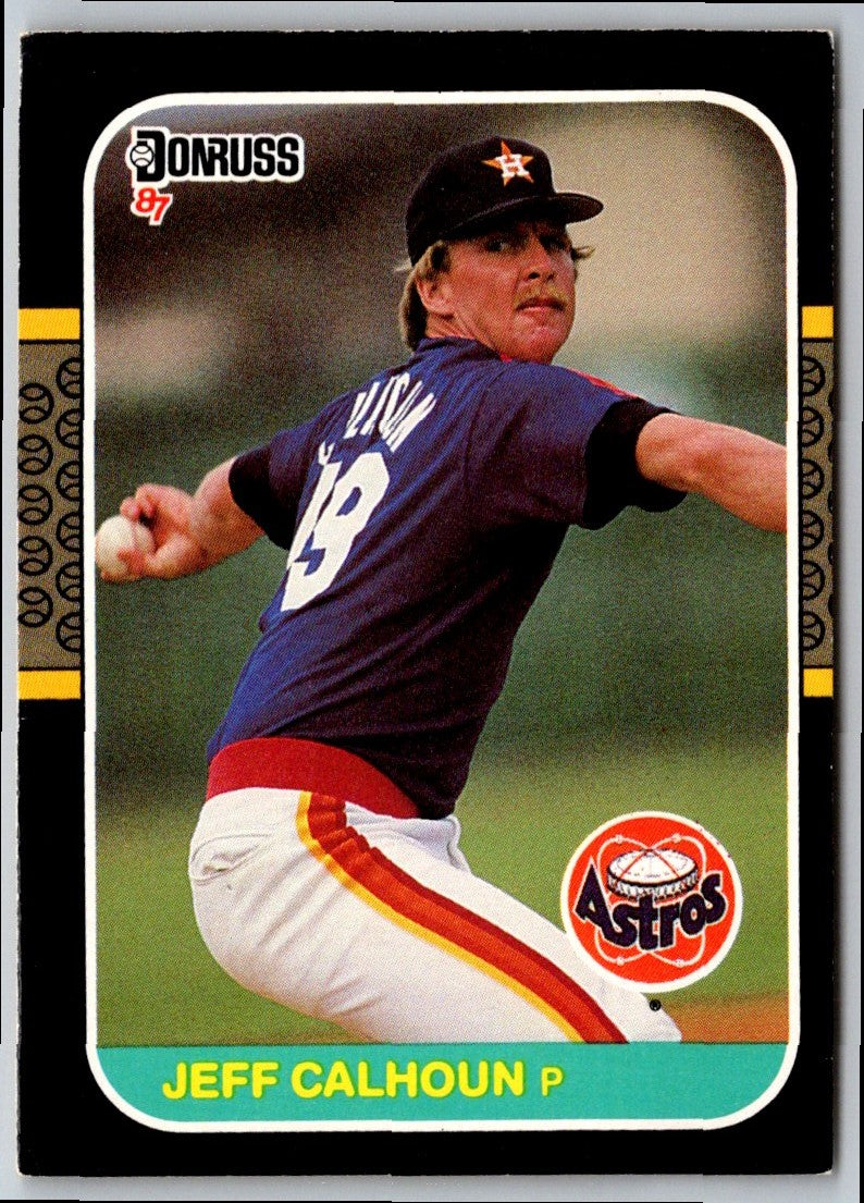 1986 Donruss Jeff Calhoun