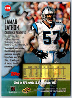 1997 Topps Stadium Club Football Lamar Lathon #153