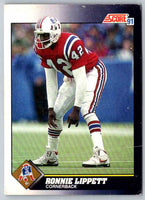 1991 Score Ronnie Lippett #557