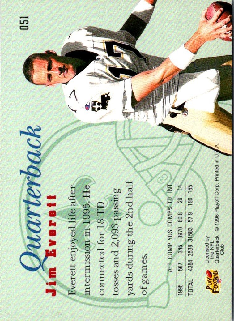 1996 Playoff Prime Jim Everett