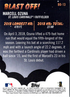 2019 Topps Big League Blast Off! Marcell Ozuna #BO-13