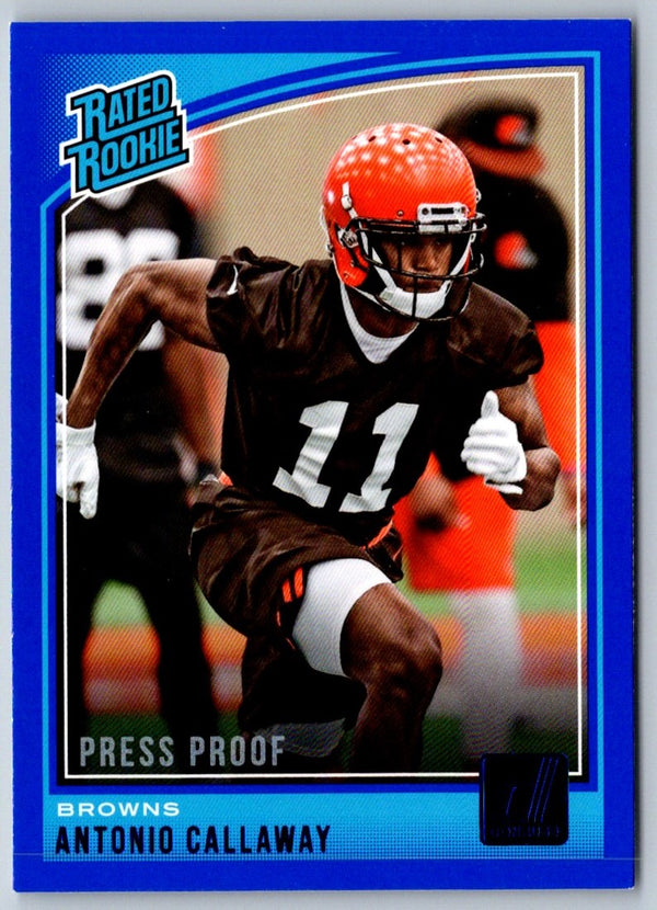 2018 Donruss Antonio Callaway #341 Rookie