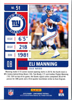 2018 Panini Classics Eli Manning #65