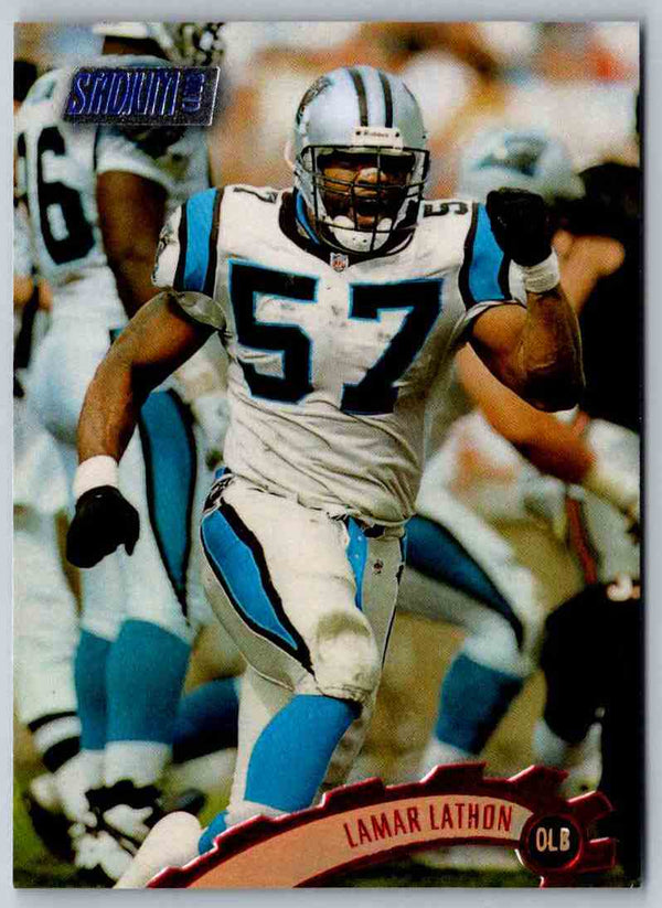 1997 Topps Stadium Club Football Lamar Lathon #153