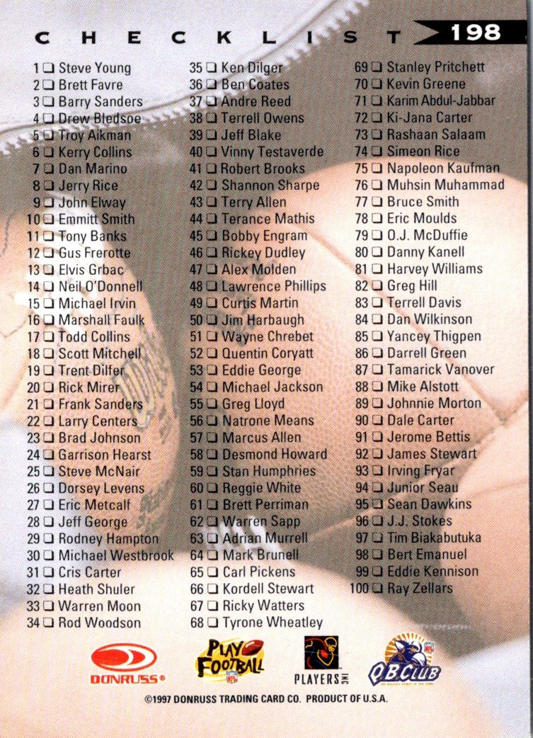 1997 Leaf Drew Bledsoe