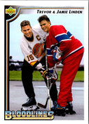 1992 Upper Deck Trevor Linden/Jamie Linden