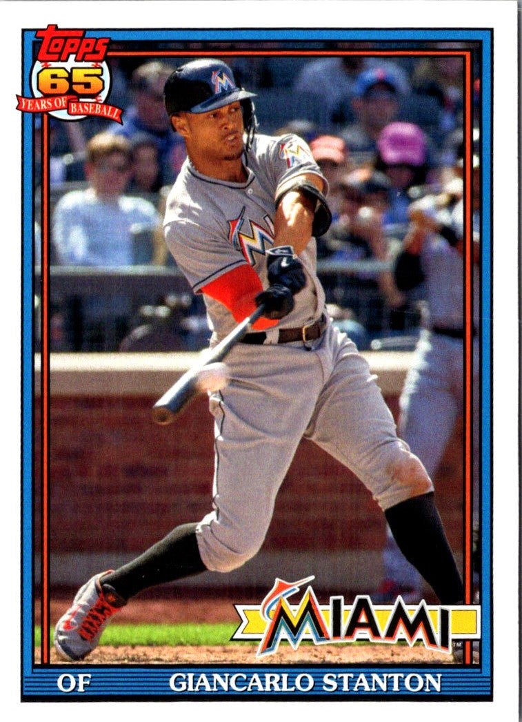 2016 Topps Archives Giancarlo Stanton