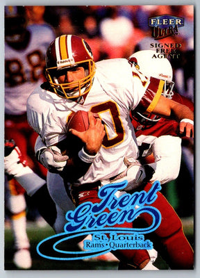 1999 Fleer Focus Fresh Ink Trent Green #NNO Autograph