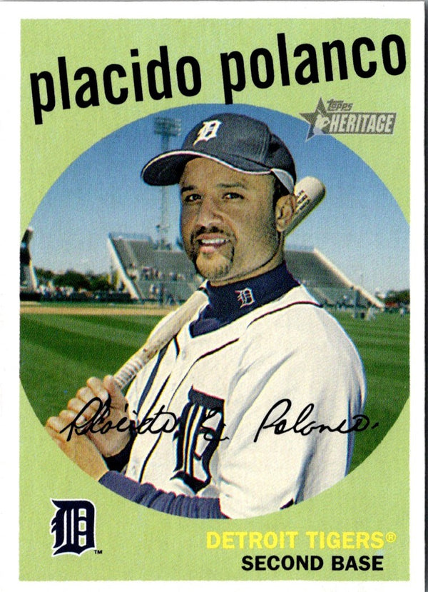 2008 Topps Heritage Black Back Placido Polanco #2