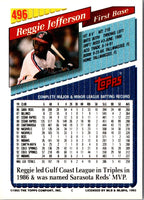 1993 Topps Reggie Jefferson #496