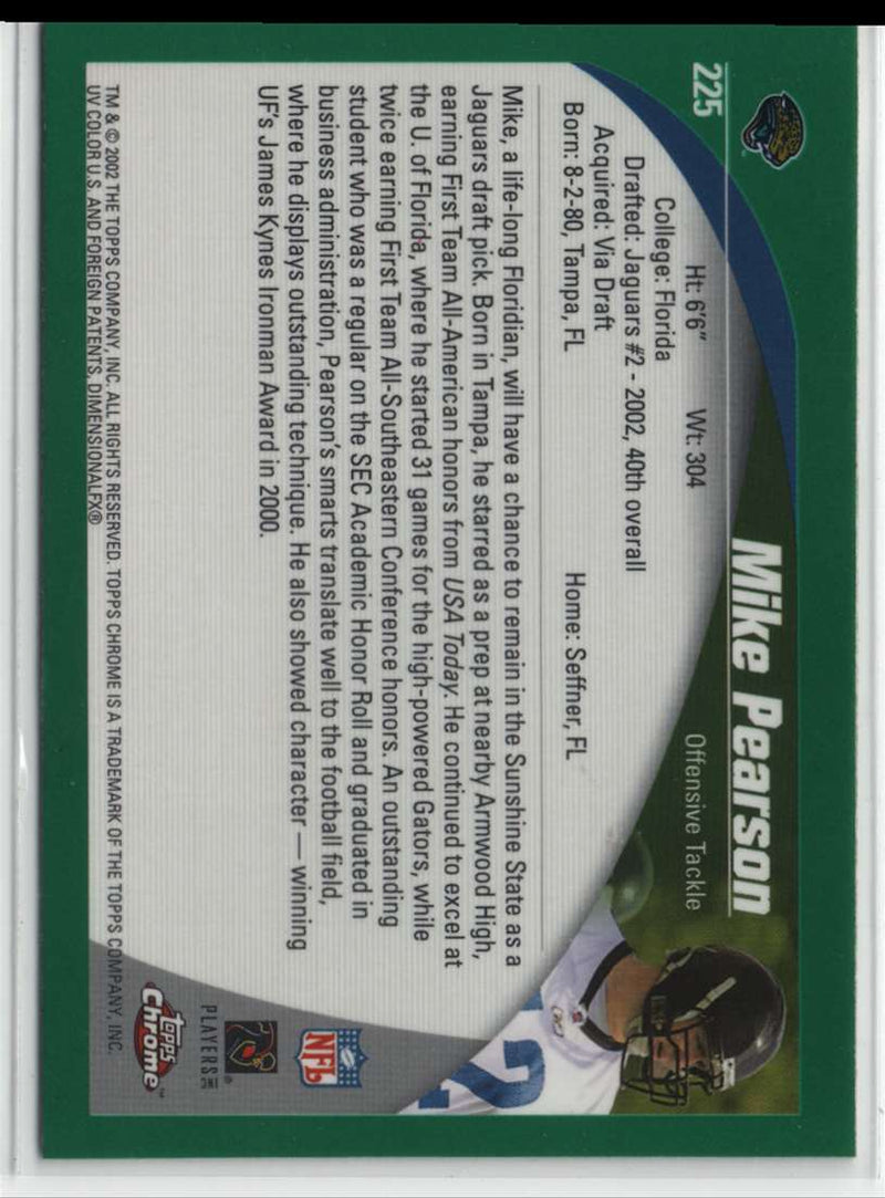 2002 Topps Chrome Mike Pearson