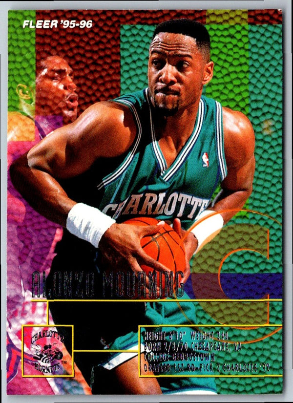 1995 Fleer European Alonzo Mourning #19