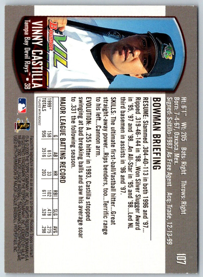 1999 Bowman Vinny Castilla