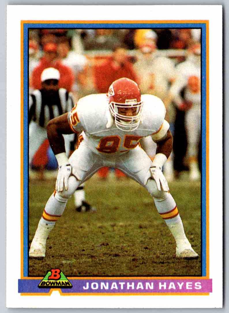 1991 Bowman Football Jonathan Hayes