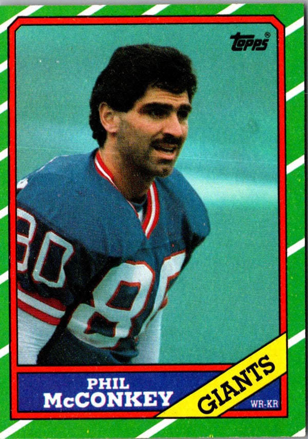 1986 Topps Phil McConkey #143 Rookie NM+