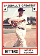 1987 TCMA 1982 Greatest Hitters Mickey Vernon