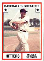 1987 TCMA 1982 Greatest Hitters Mickey Vernon #12