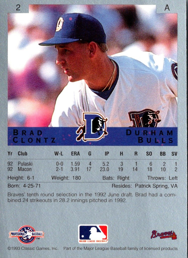 1993 Classic Best Brad Clontz