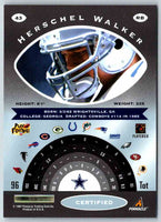 1997 Pinnacle Certified NFL Herschel Walker #43