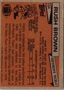 1981 Topps Rush Brown