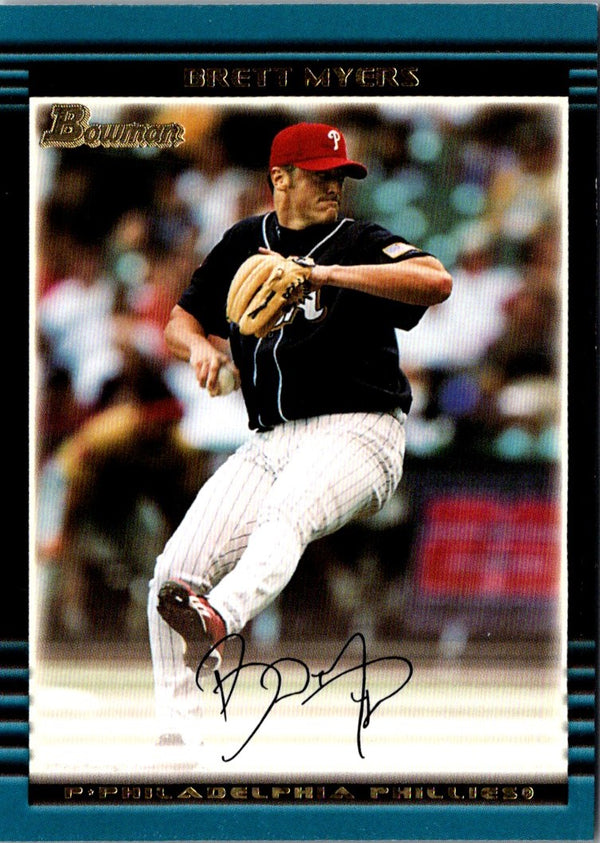 2002 Bowman Draft Picks & Prospects Brett Myers #BDP125