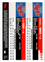 2006 Topps Twin Fundamentals (Lew Ford/Rondell White) #647