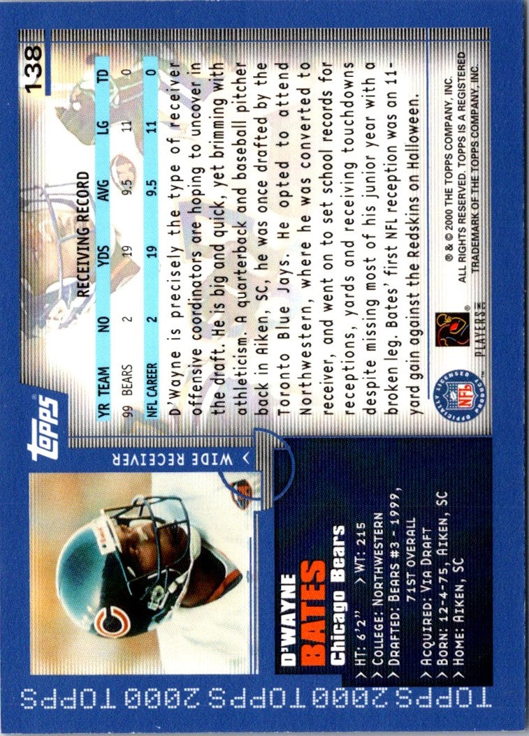 2000 Topps D'Wayne Bates