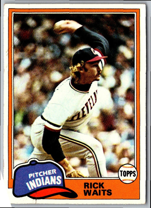 1981 Topps Rick Waits #697