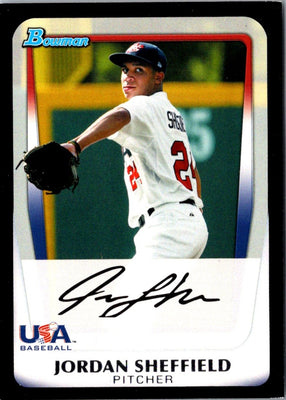 2011 Bowman Jordan Sheffield #BDPP106
