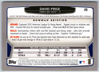 2014 Bowman David Price #49