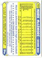 1987 Topps Traded Mark McLemore #75T