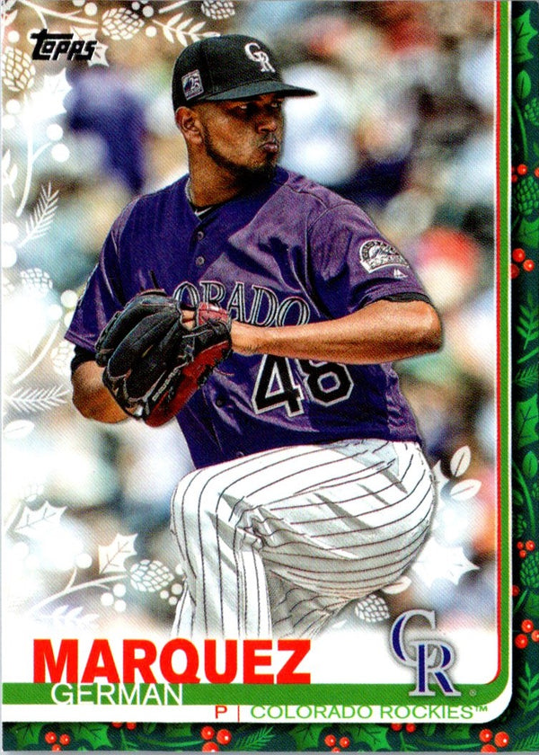 2019 Topps Holiday German Marquez #HW153