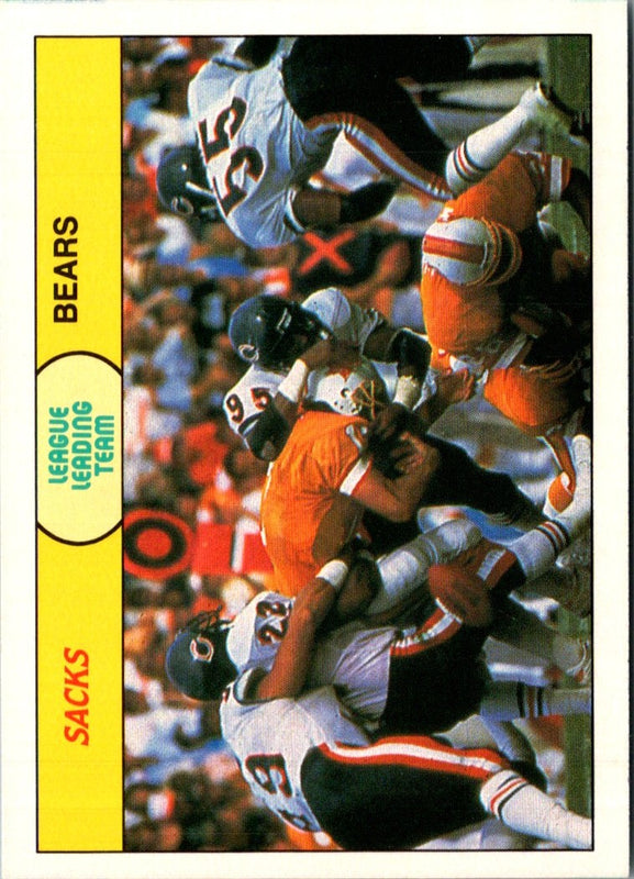 1988 Fleer Team Action Stickers Chicago Bears Helmet #NNO