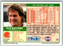 1989 NFL Proset Clay Matthews
