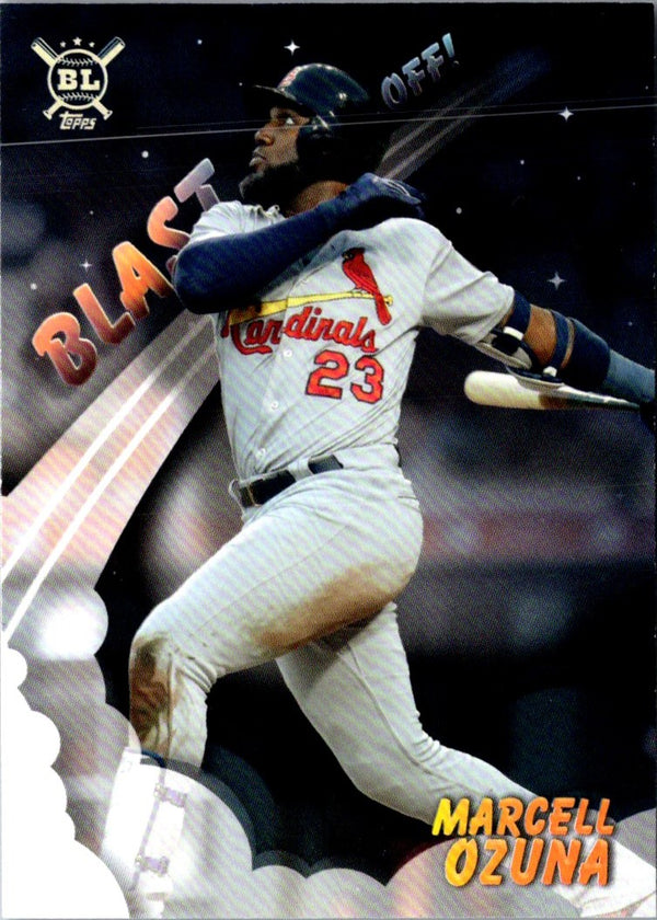 2019 Topps Big League Blast Off! Marcell Ozuna #BO-13