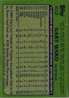 1982 Topps Gary Ward #612