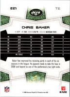 2008 Score Super Bowl XLIII Chris Baker #221