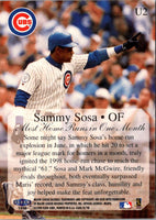 1998 Fleer Tradition Update Sammy Sosa #U2